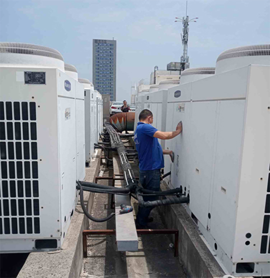 永福中央空调制热和不制冷系统维修方法